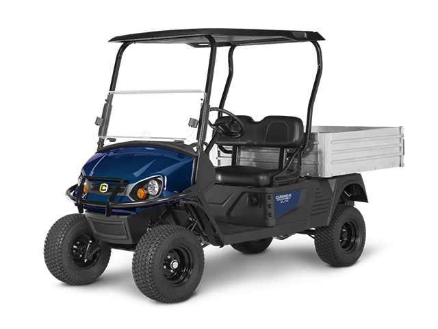 Cushman Hauler Pro-X, véhicule utilitaire électrique tout-terrain 2 places avec benne pour industrie et collectivité