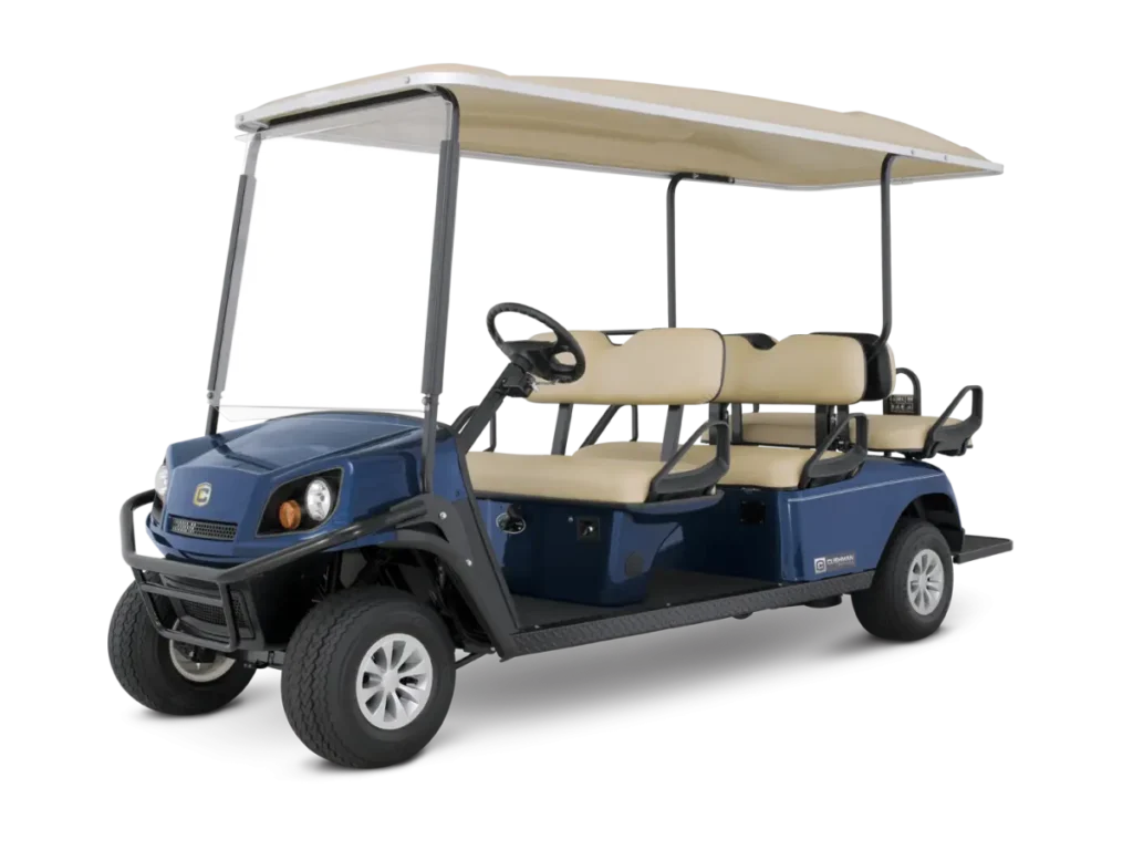 Golfette électrique 6 places pour camping et hôtellerie de plein air