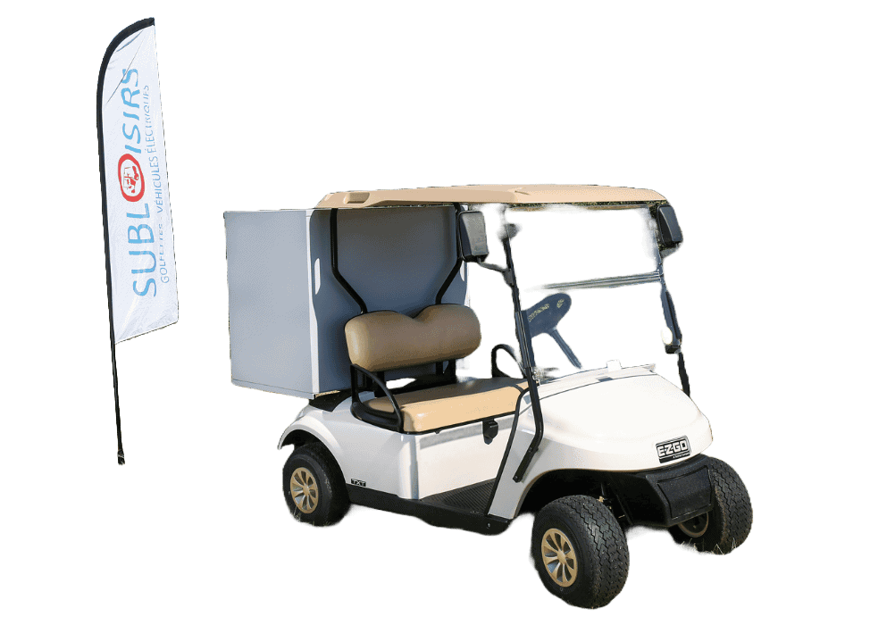 Le blog 2 Golfette utilitaire électrique avec fourgon aluminium pour camping et hôtellerie de plein air