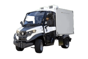 Véhicule utilitaire électrique frigorifique Alkè ATX 330 pour transport en froid positif