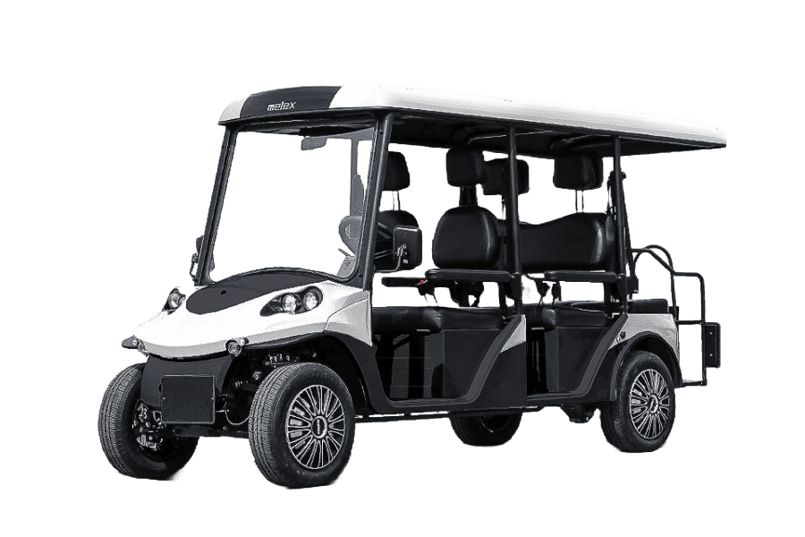 Véhicule utilitaire électrique Melex 366, 6 places pour transport de personnel en collectivité ou site industriel