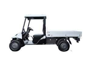 Utilitaire électrique Melex 395, 2 places avec grande benne pour collectivités et industries