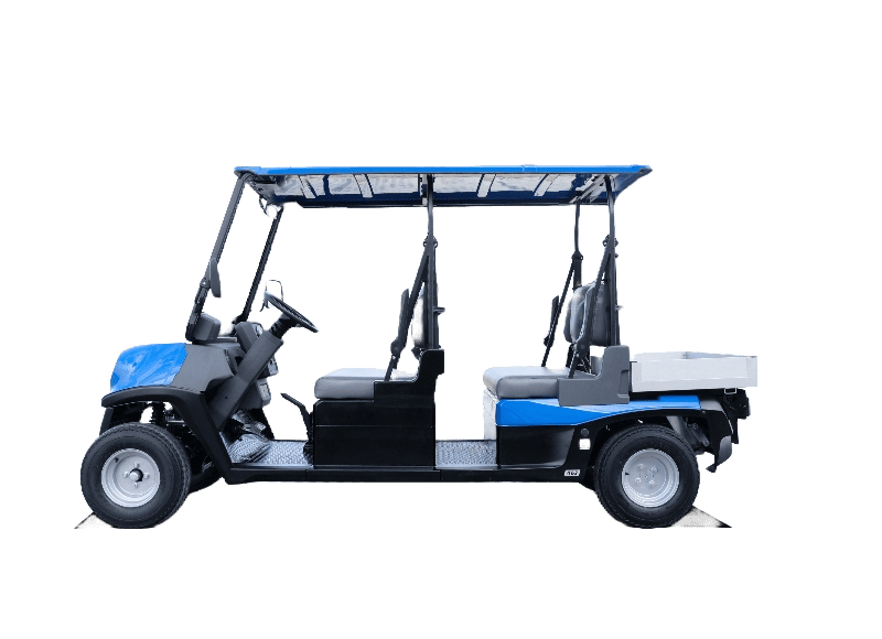 Véhicule utilitaire électrique Melex 463, 4 places pour collectivités et industries