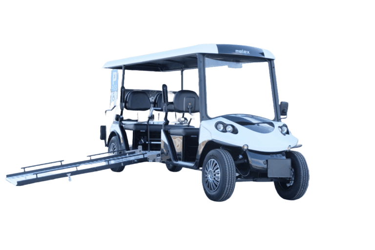 Véhicule électrique utilitaire avec espace fauteuil roulant, accessible PMR pour collectivités et sites industriels