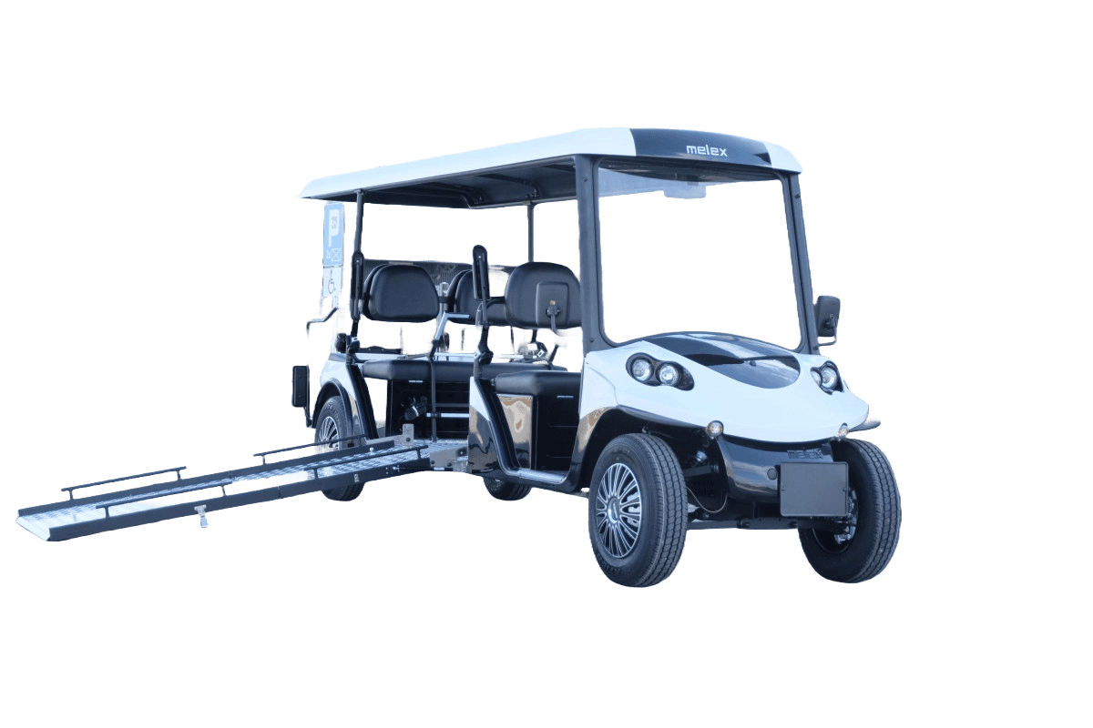 Véhicule électrique utilitaire avec espace fauteuil roulant, accessible PMR pour collectivités et sites industriels