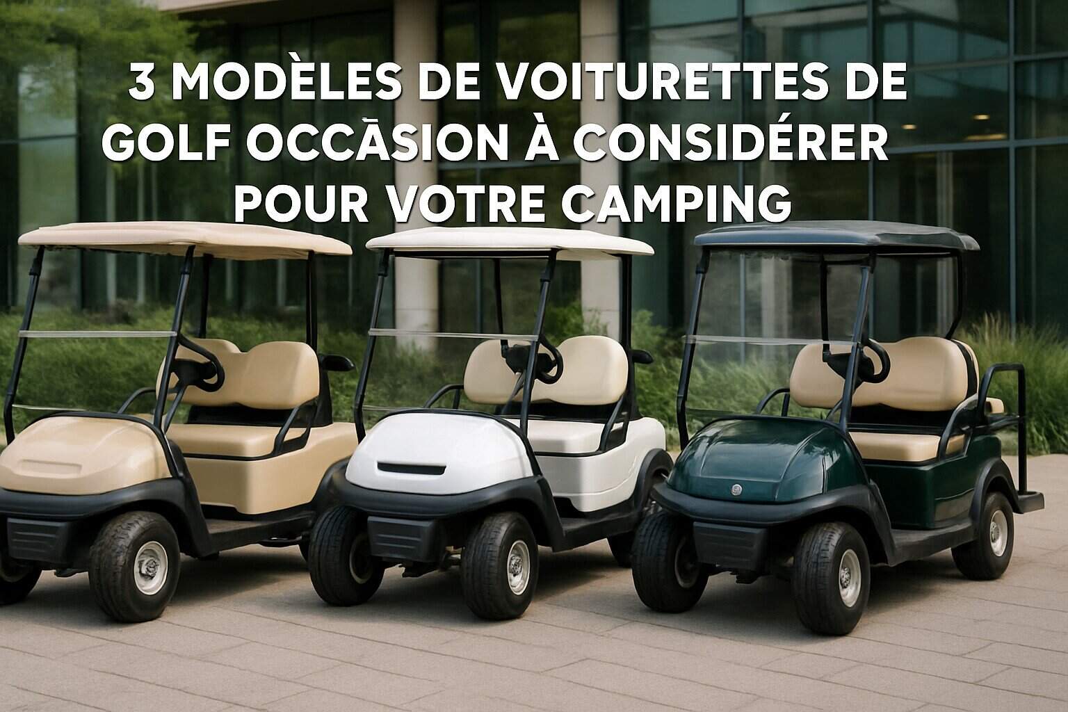 3 modèles de voiturettes de golf occasion à considérer pour camping 1 Image centrale illustrant l’article