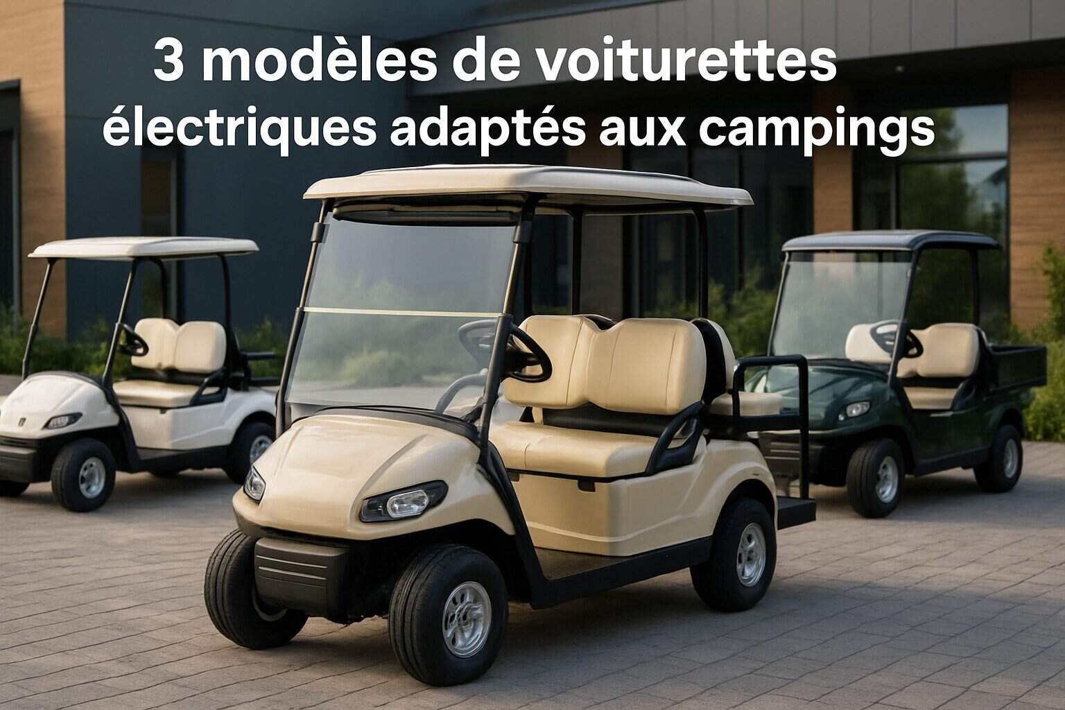 3 modèles de voiturettes électriques adaptés aux campings 1 Image centrale illustrant l’article