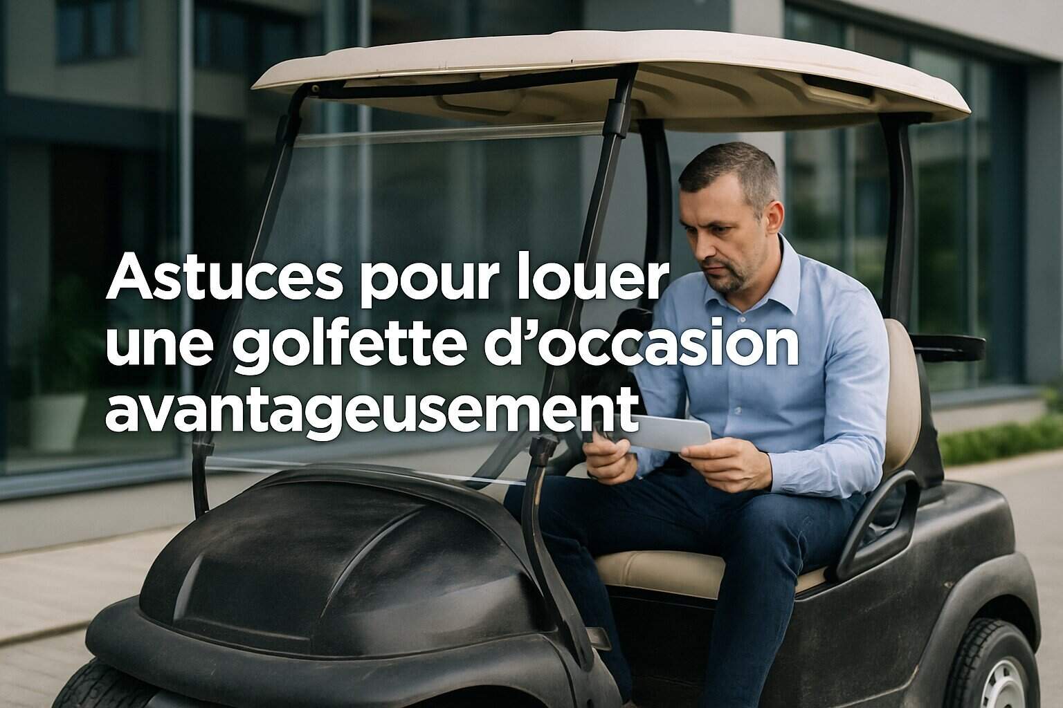 Astuces pour louer une golfette d'occasion avantageusement 1 Image centrale illustrant l’article
