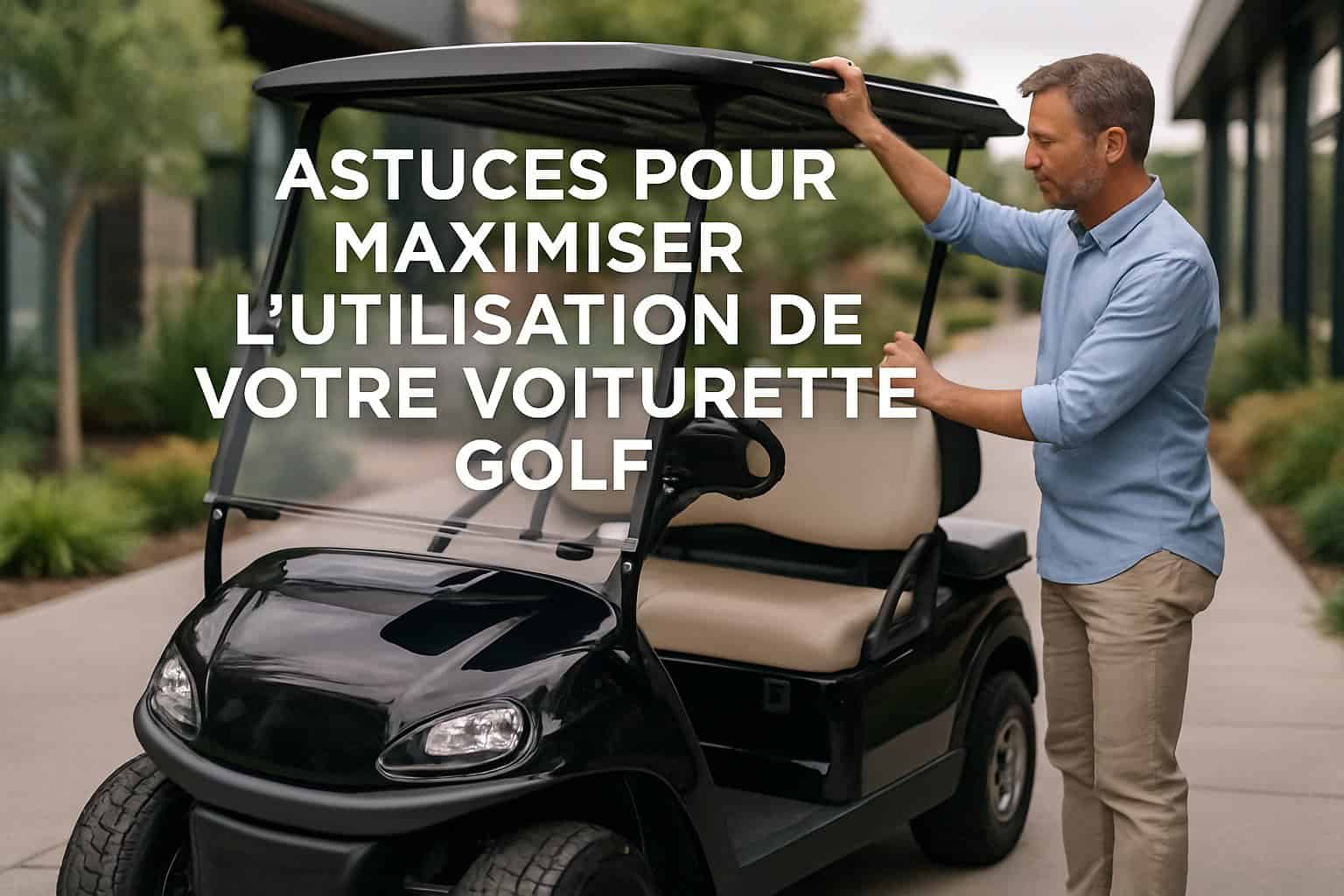 Astuces pour maximiser l'utilisation de votre voiturette golf 1 Image centrale illustrant l’article