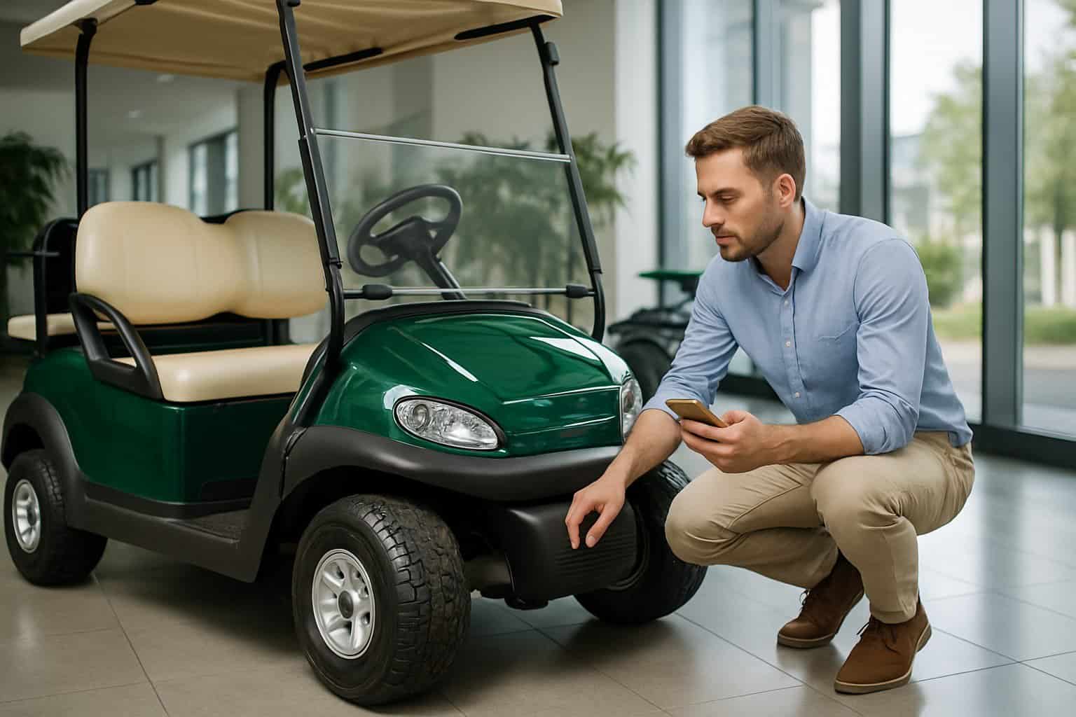 Golf cart in perfect condition