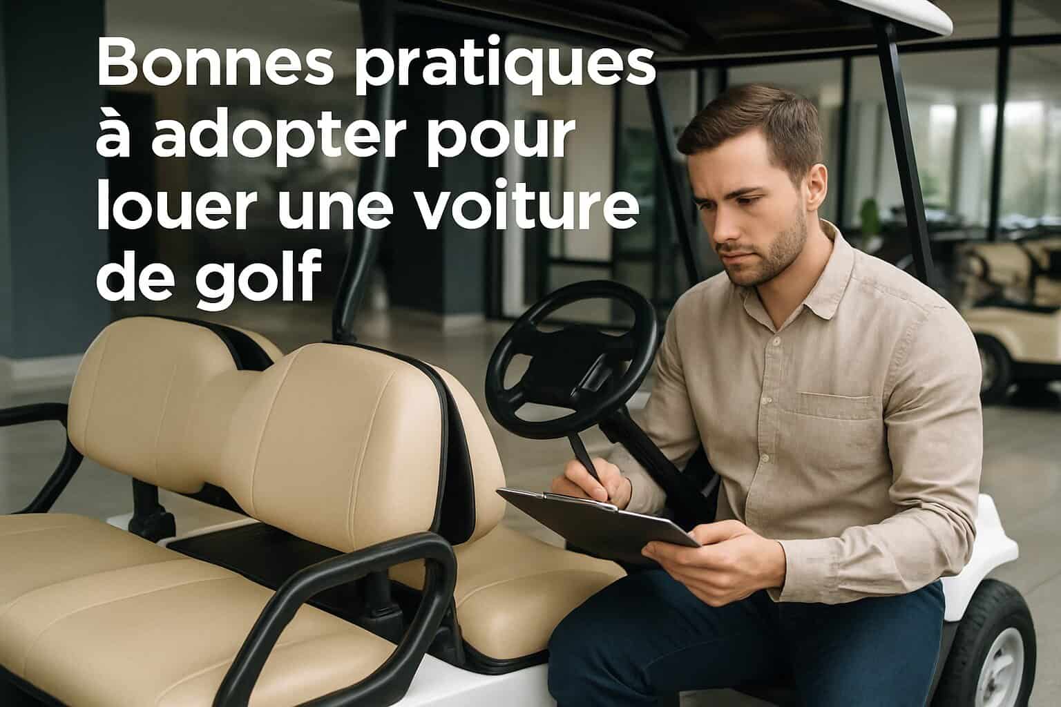 Bonnes pratiques à adopter pour louer une voiture de golf 1 Image centrale illustrant l’article