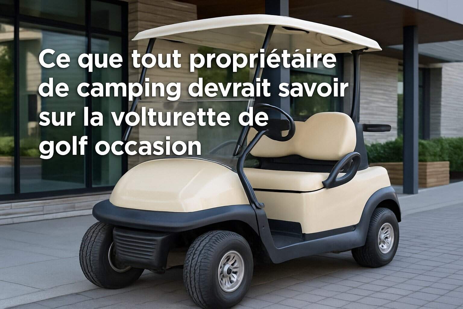 Ce que tout propriétaire de camping doit savoir sur la voiturette de golf occasion 1 Image centrale illustrant l’article