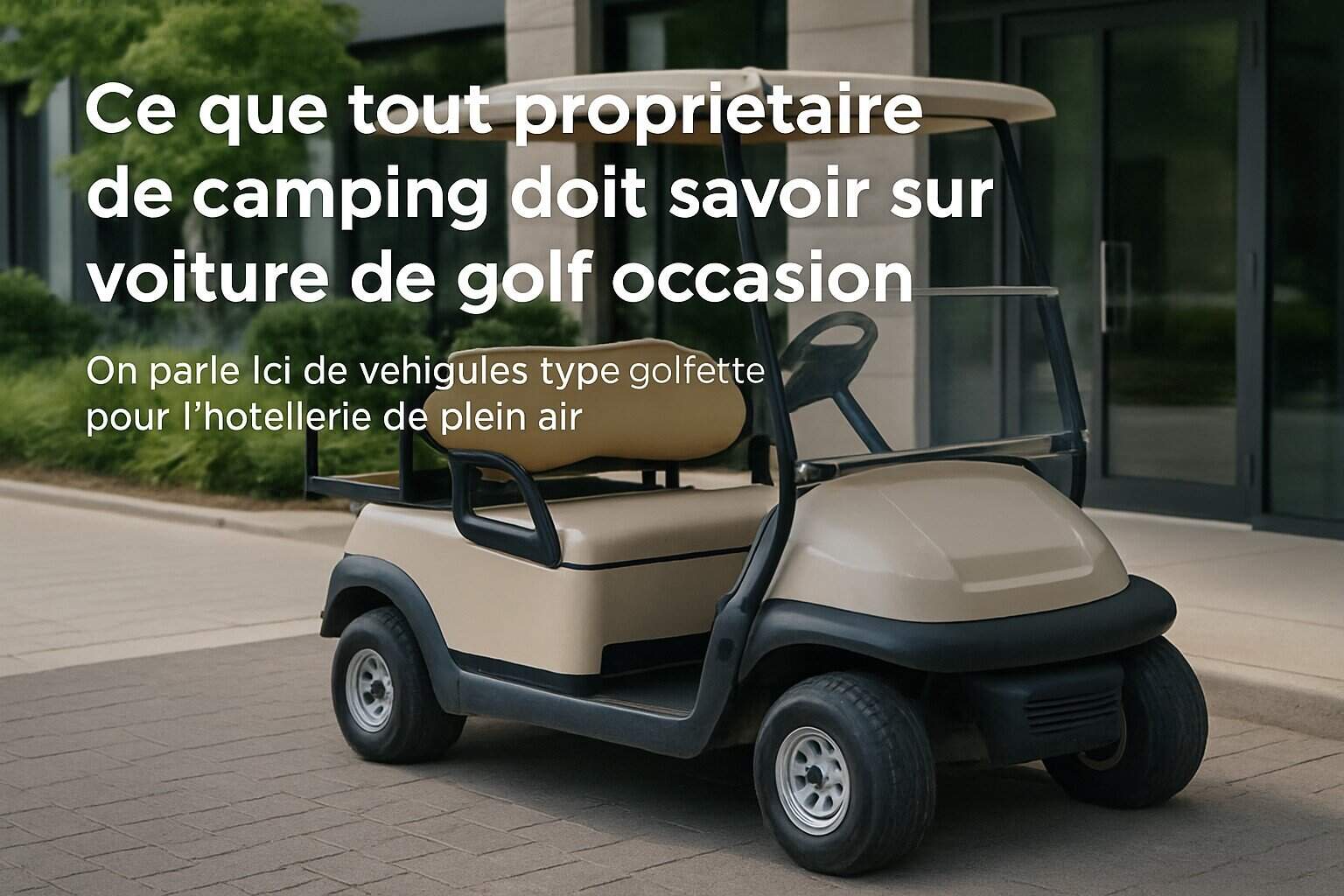 Ce que tout propriétaire de camping doit savoir sur voiture de golf occasion 1 Image centrale illustrant l’article