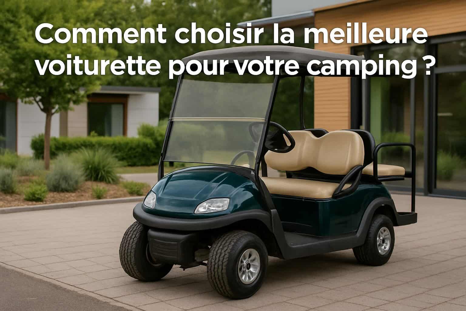 Comment choisir la meilleure voiturette pour votre camping ? 1 Image centrale illustrant l’article