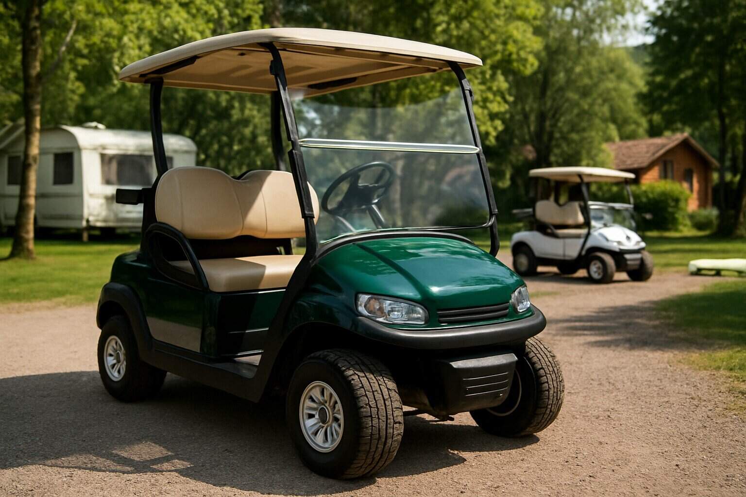 Camping buggy on natural terrain