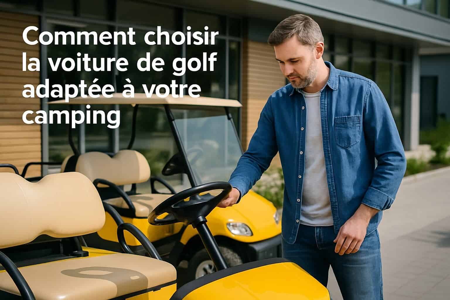 Comment choisir la voiture de golf adaptée à votre camping 1 Image centrale illustrant l’article