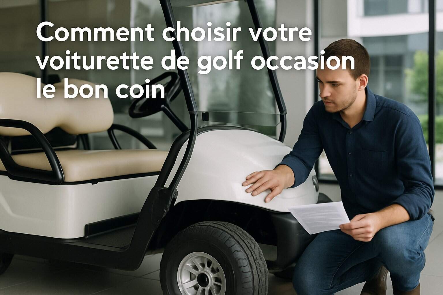 Comment choisir votre voiturette de golf occasion le bon coin 1 Image centrale illustrant l’article