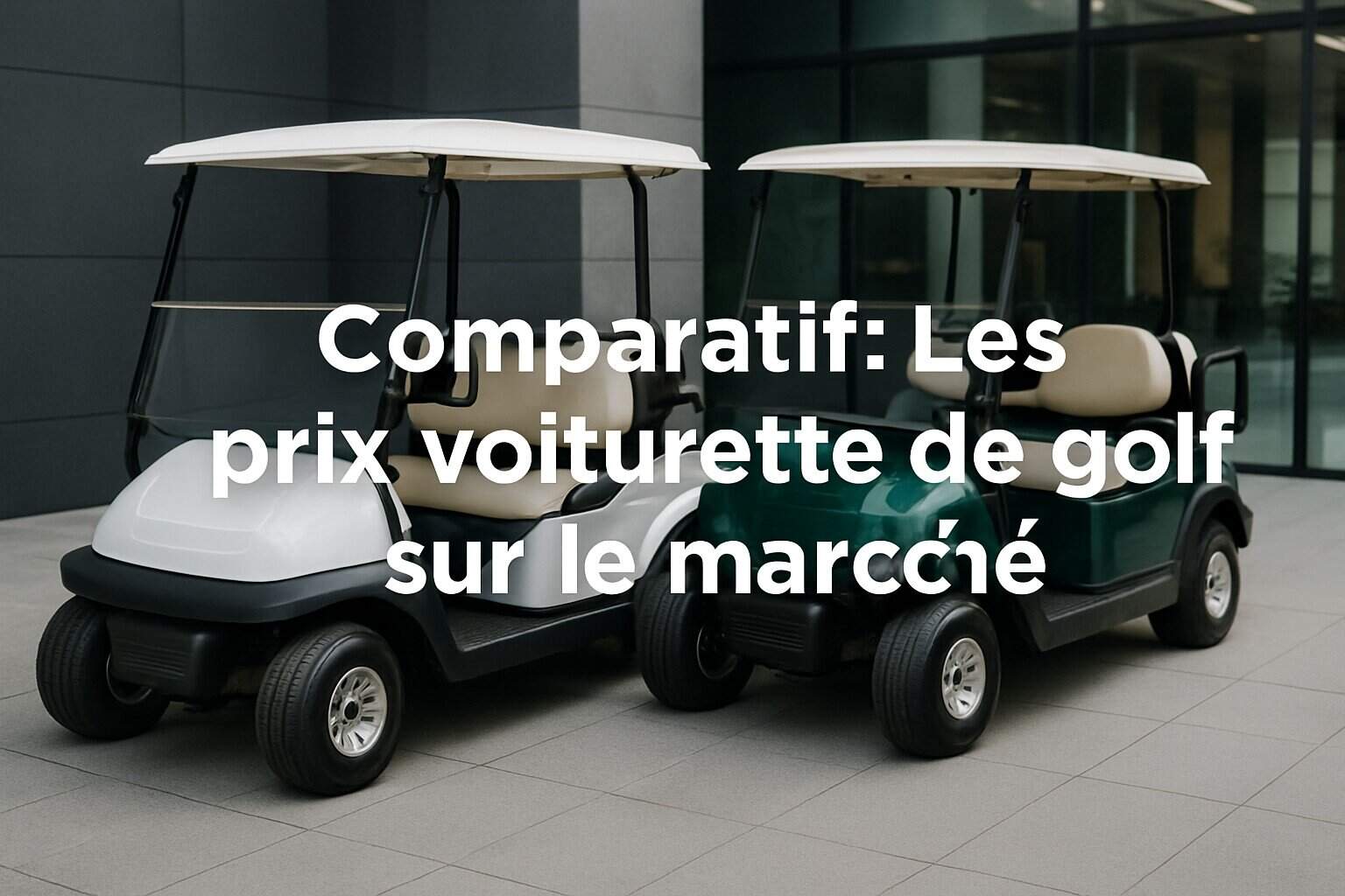 Comparatif : Les prix voiturette de golf sur le marché 1 Image centrale illustrant l’article