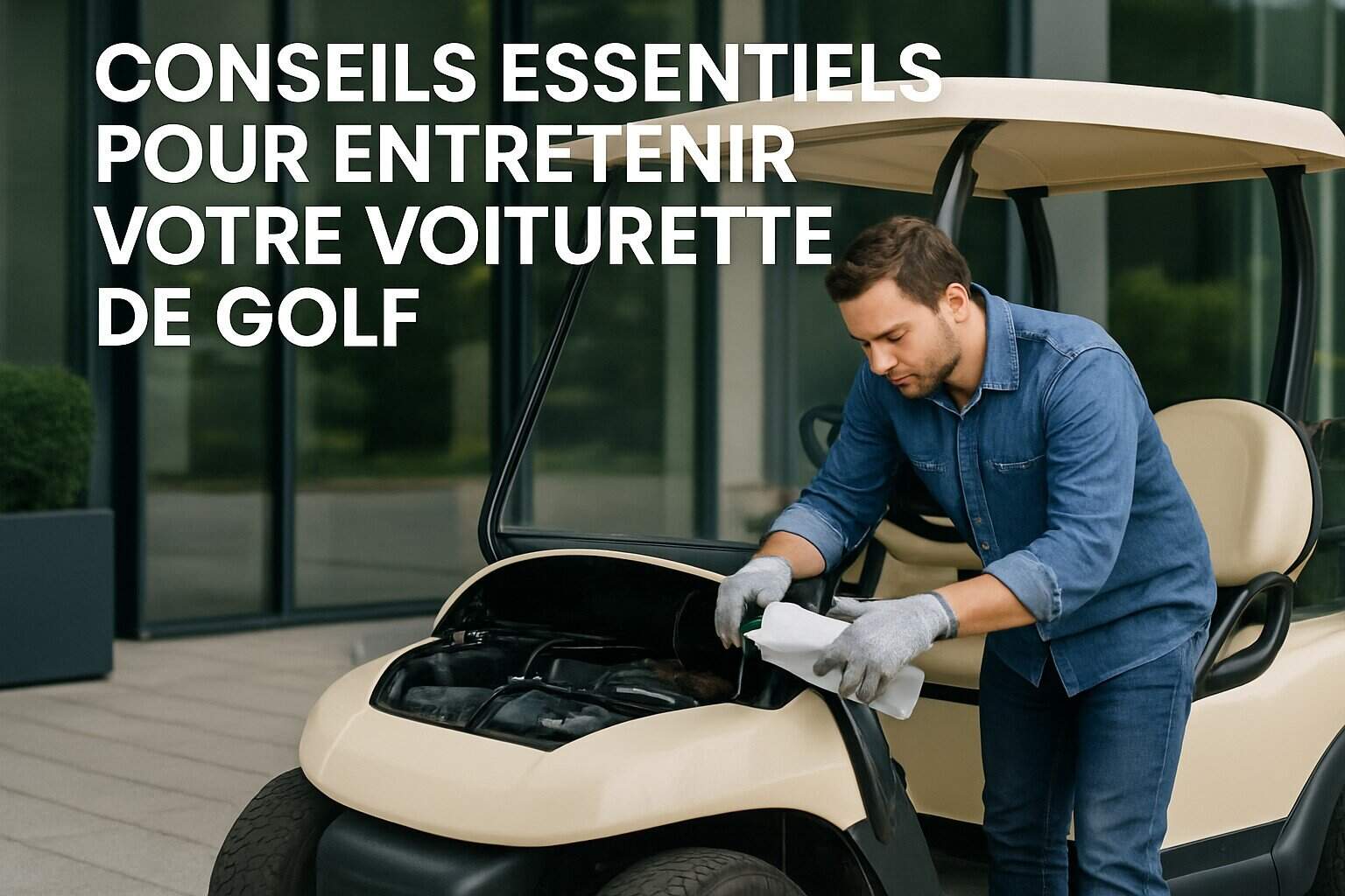 Conseils essentiels pour entretenir votre voiturette de golf 1 Image centrale illustrant l’article