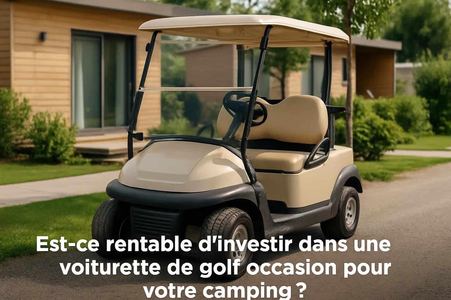 Est-ce rentable d’investir dans une voiturette de golf occasion ? 1 Image centrale illustrant l’article