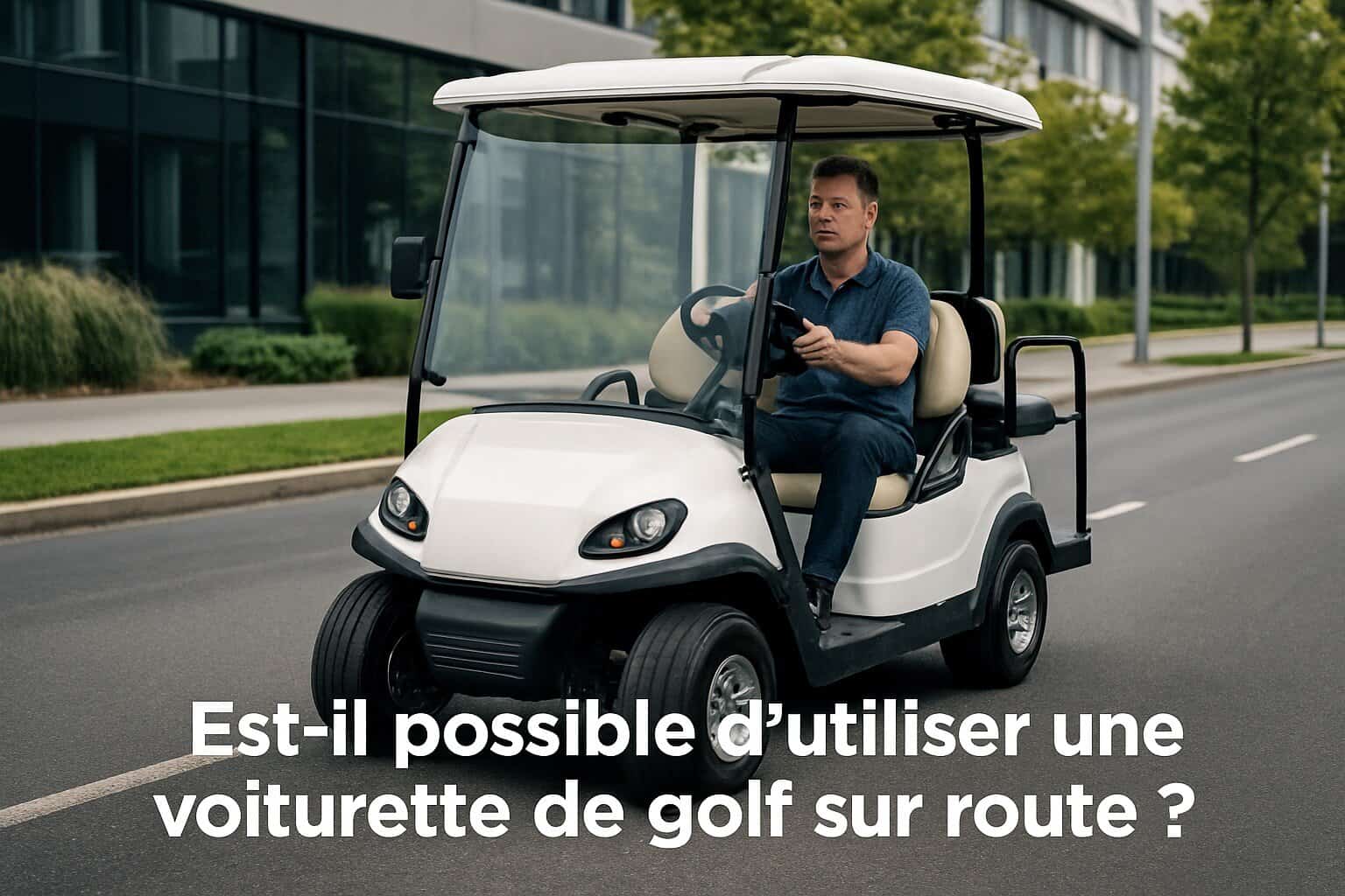 Est-il possible d'utiliser une voiturette de golf sur route ? 1 Image centrale illustrant l’article