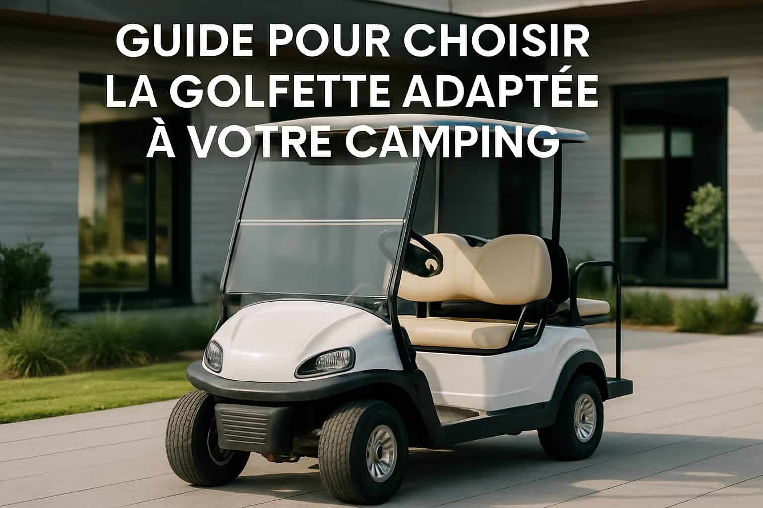 Guide pour choisir la golfette adaptée à votre camping 1 Image centrale illustrant l’article