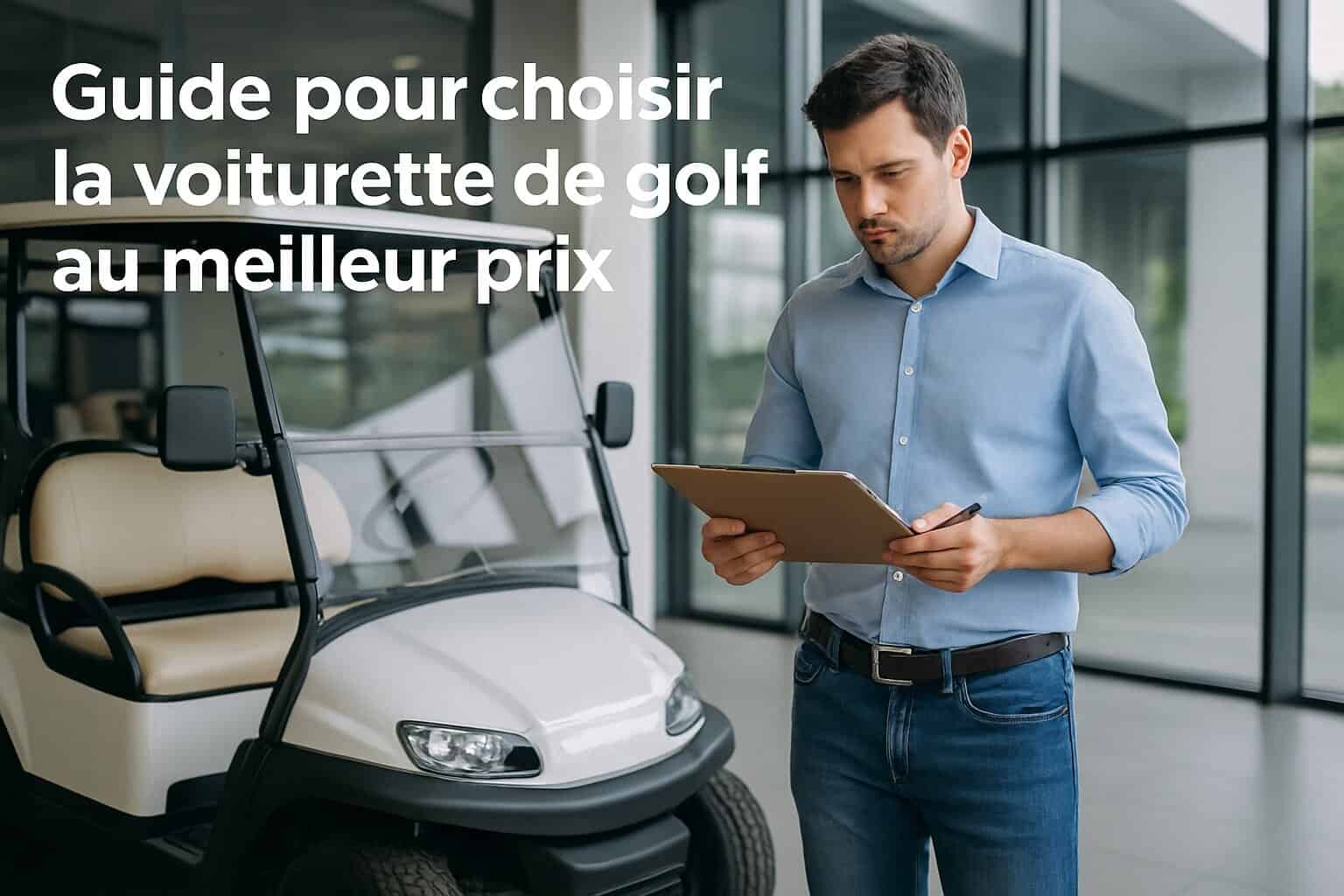 Guide pour choisir la voiturette de golf au meilleur prix 1 Image centrale illustrant l’article
