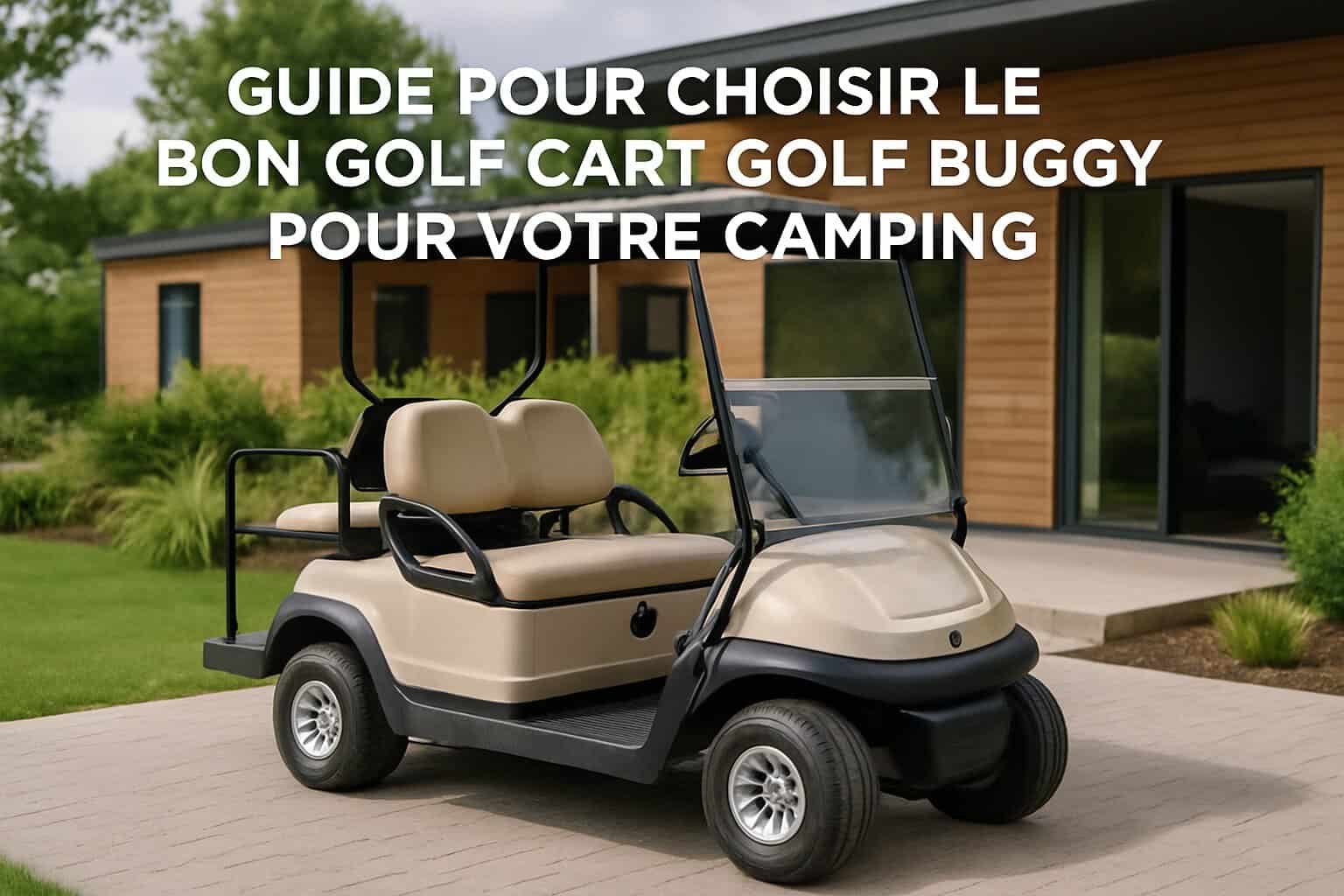 Le blog 1 Golf cart adapté pour le camping