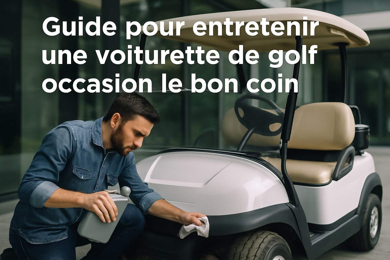 Guide pour entretenir une voiturette de golf occasion Le Bon Coin 1 Image centrale illustrant l’article