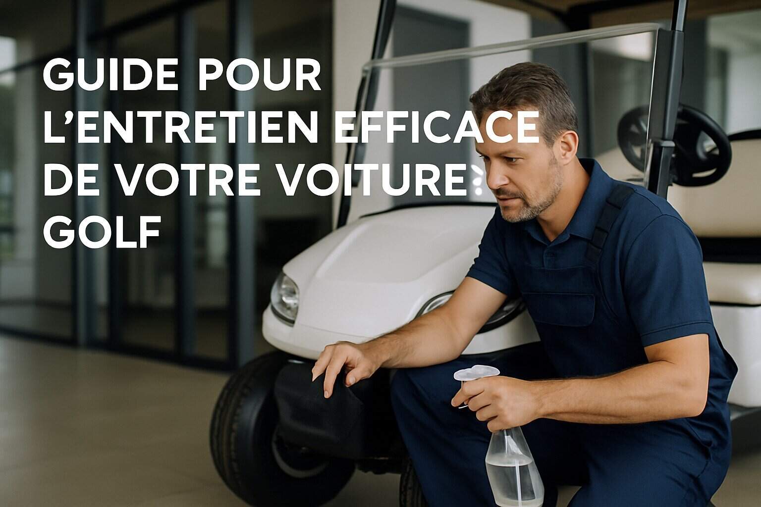 Guide pour l'entretien efficace de votre voiturette golf 1 Image centrale illustrant l’article