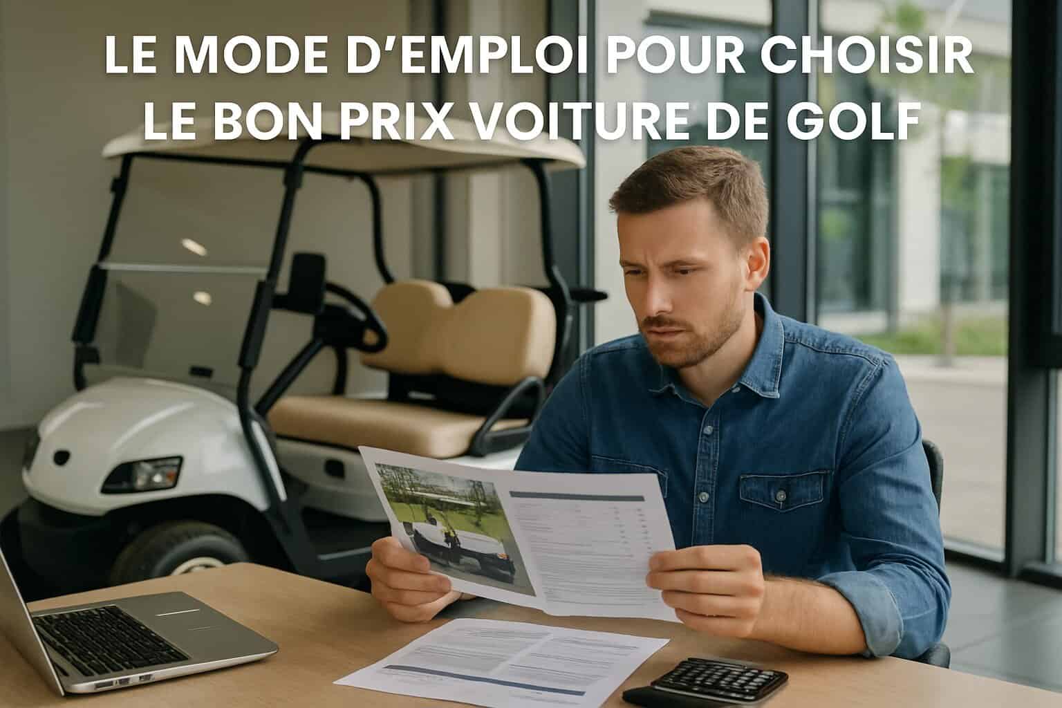 Le mode d’emploi pour choisir le bon prix voiture de golf 1 Image centrale illustrant l’article