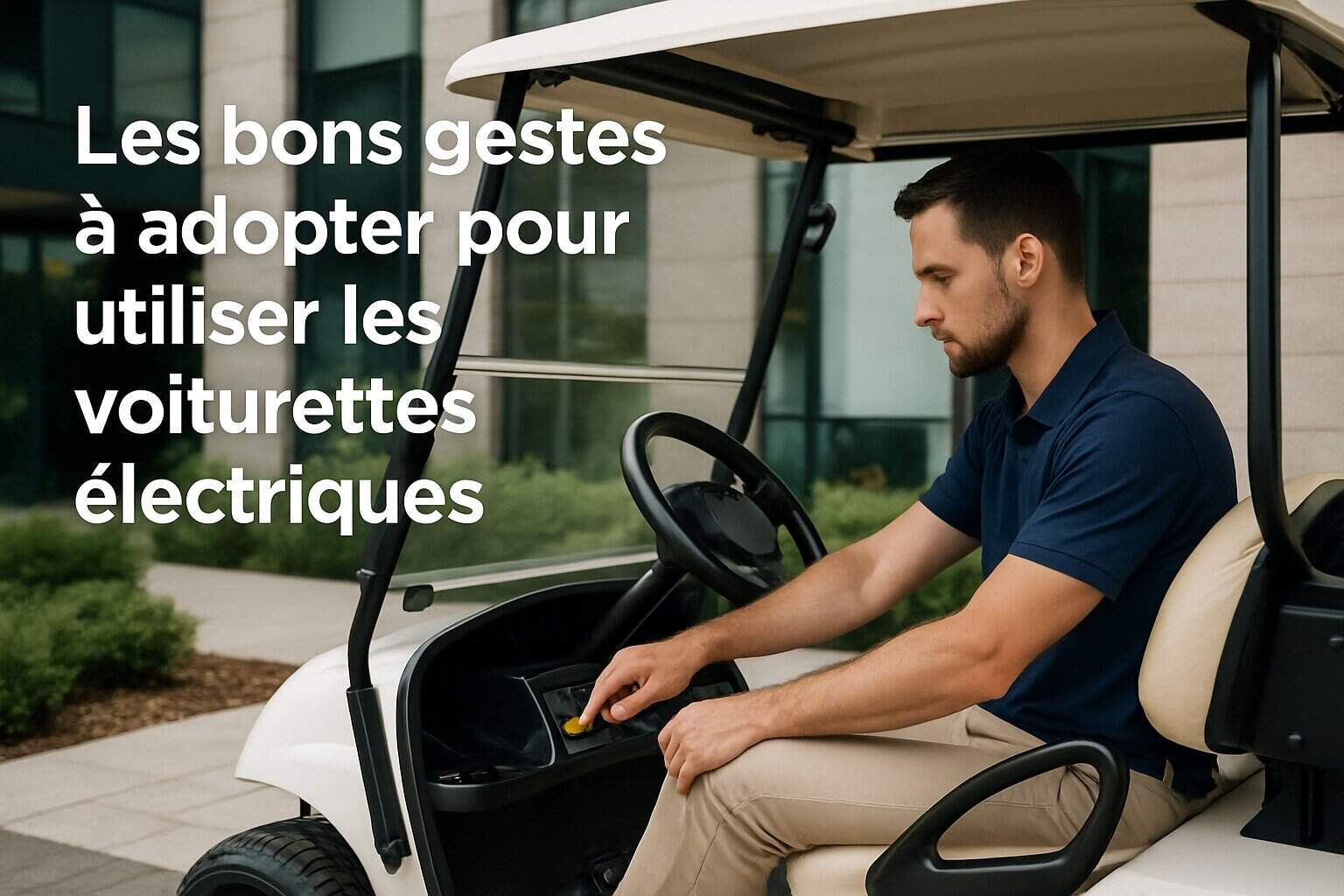 Les bons gestes à adopter pour utiliser les voiturettes électriques 1 Image centrale illustrant l’article
