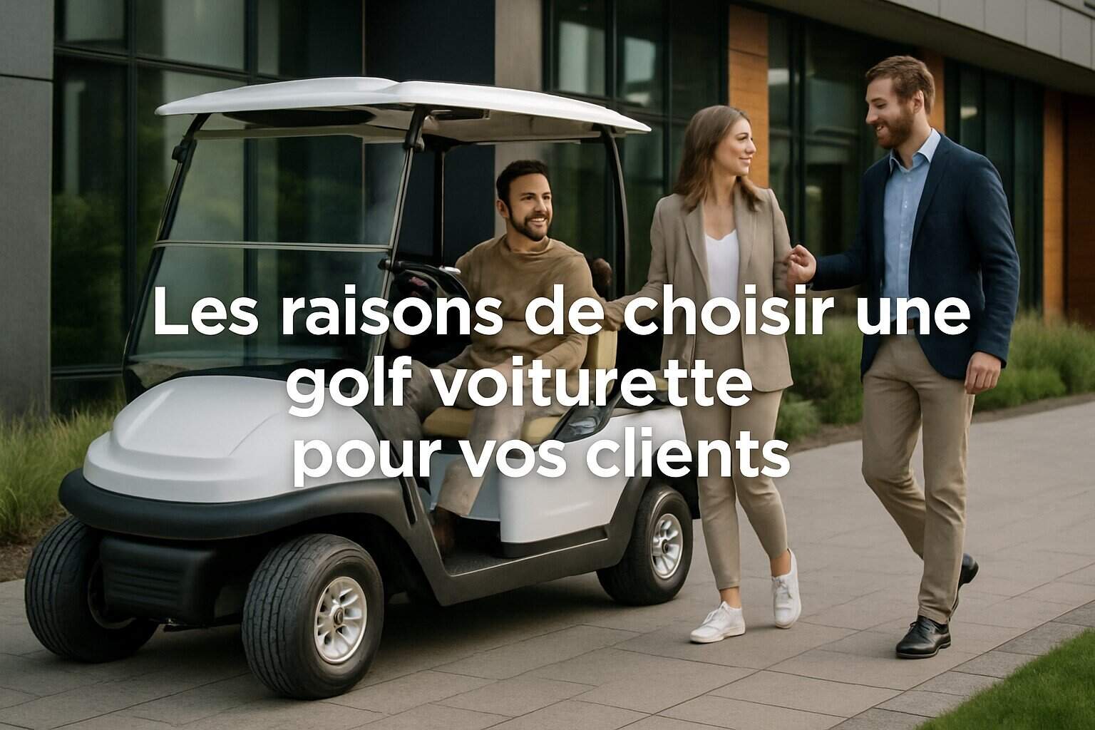 Les raisons de choisir une golf voiturette pour vos clients 1 Image centrale illustrant l’article