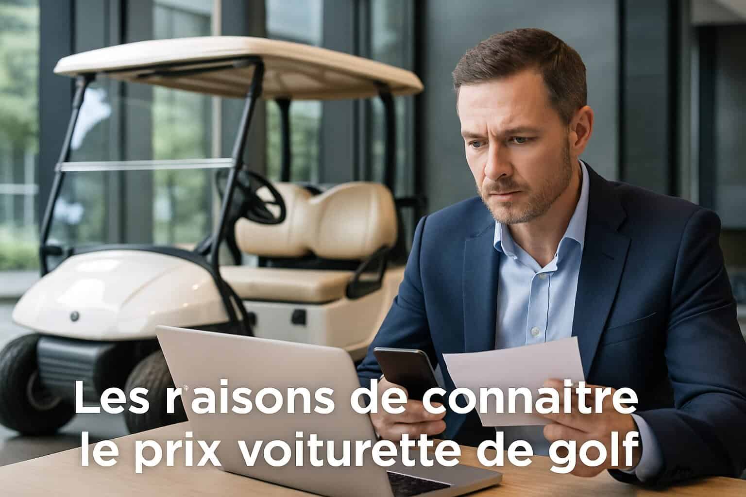 Les raisons de connaître le prix voiturette de golf - Guide complet 1 Image centrale illustrant l’article