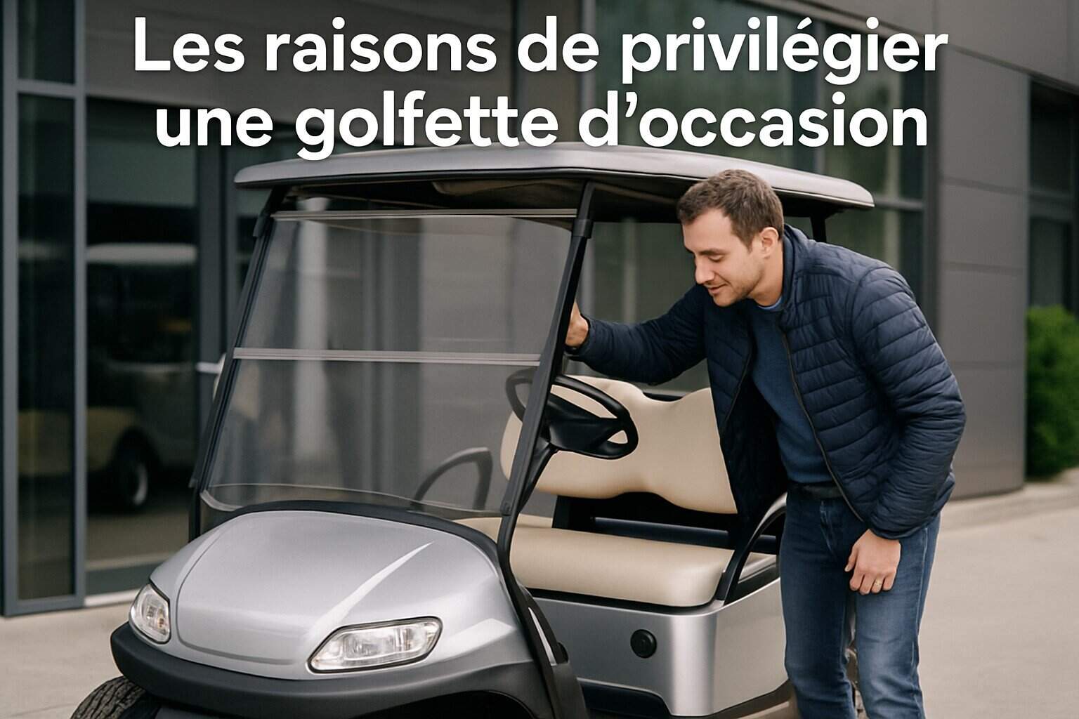 Les raisons de privilégier une golfette d'occasion 1 Image centrale illustrant l’article