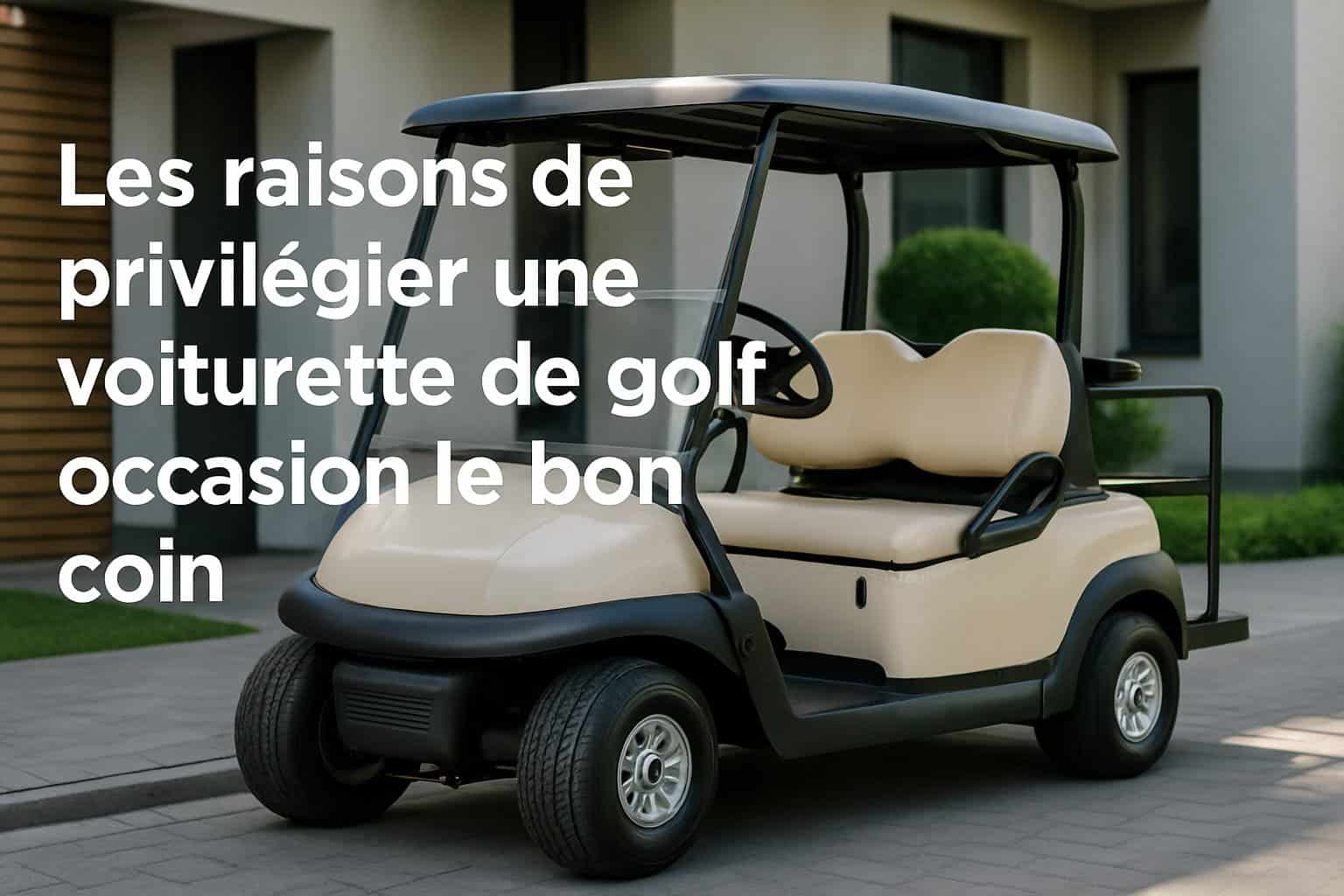 Les raisons de privilégier une voiturette de golf occasion le bon coin 1 Image centrale illustrant l’article