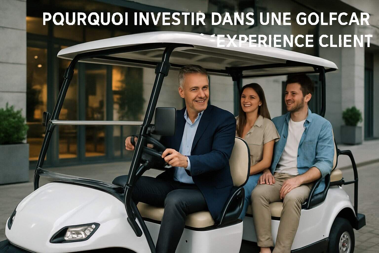 Pourquoi investir dans une golfcar optimise l'expérience client 1 Image centrale illustrant l’article