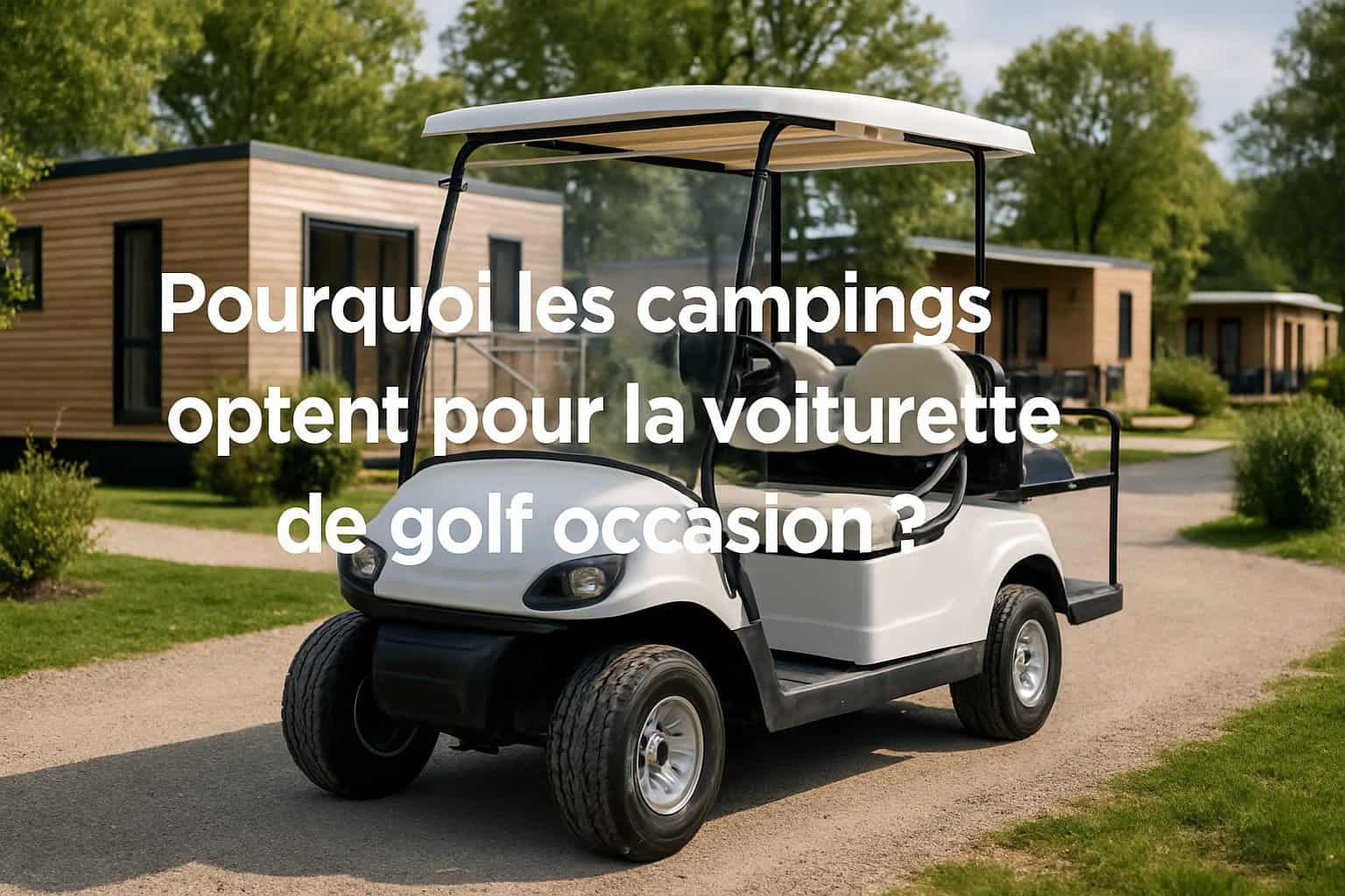 Pourquoi les campings optent pour la voiturette de golf occasion ? 1 Image centrale illustrant l’article