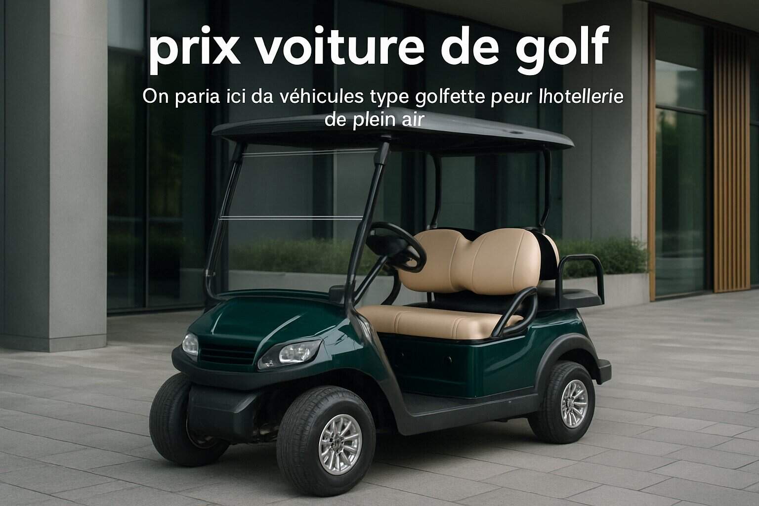 Prix voiture de golf : comment faire le bon choix ? 1 Image centrale illustrant l’article