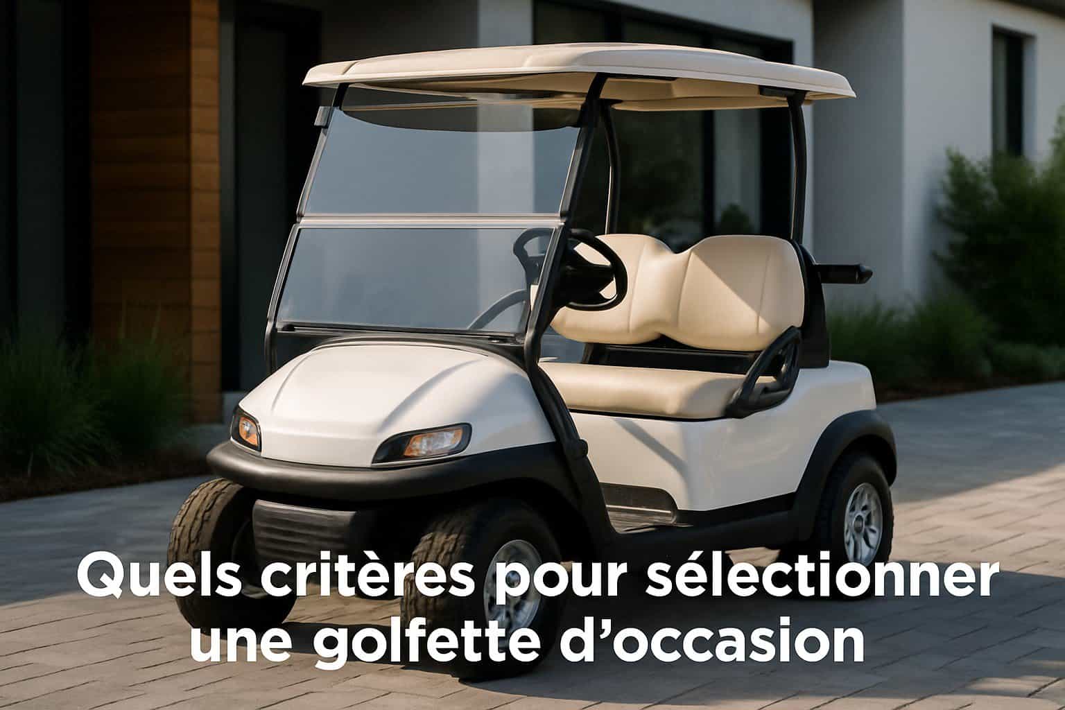 Quels critères pour sélectionner une golfette d'occasion 1 Image centrale illustrant l’article