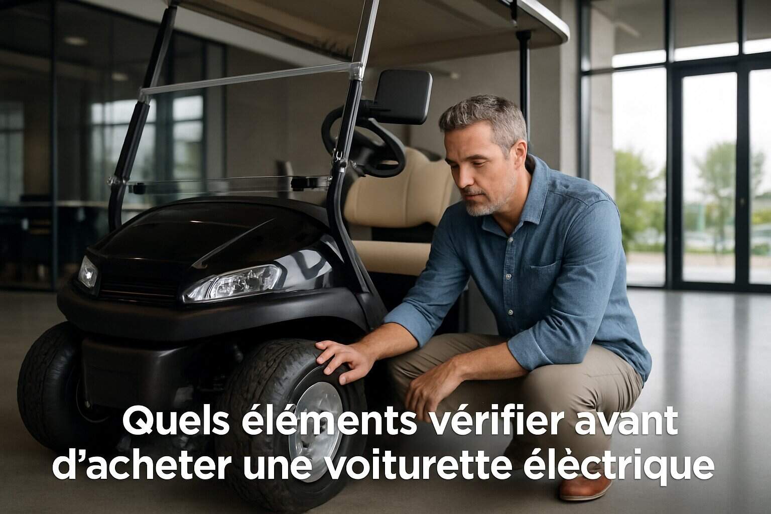 Quels éléments vérifier avant d’acheter une voiturette électrique 1 Image centrale illustrant l’article