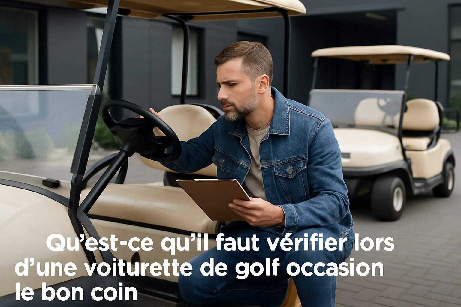 Qu’est-ce qu’il faut vérifier lors d'une voiturette de golf occasion Le Bon Coin 1 Image centrale illustrant l’article
