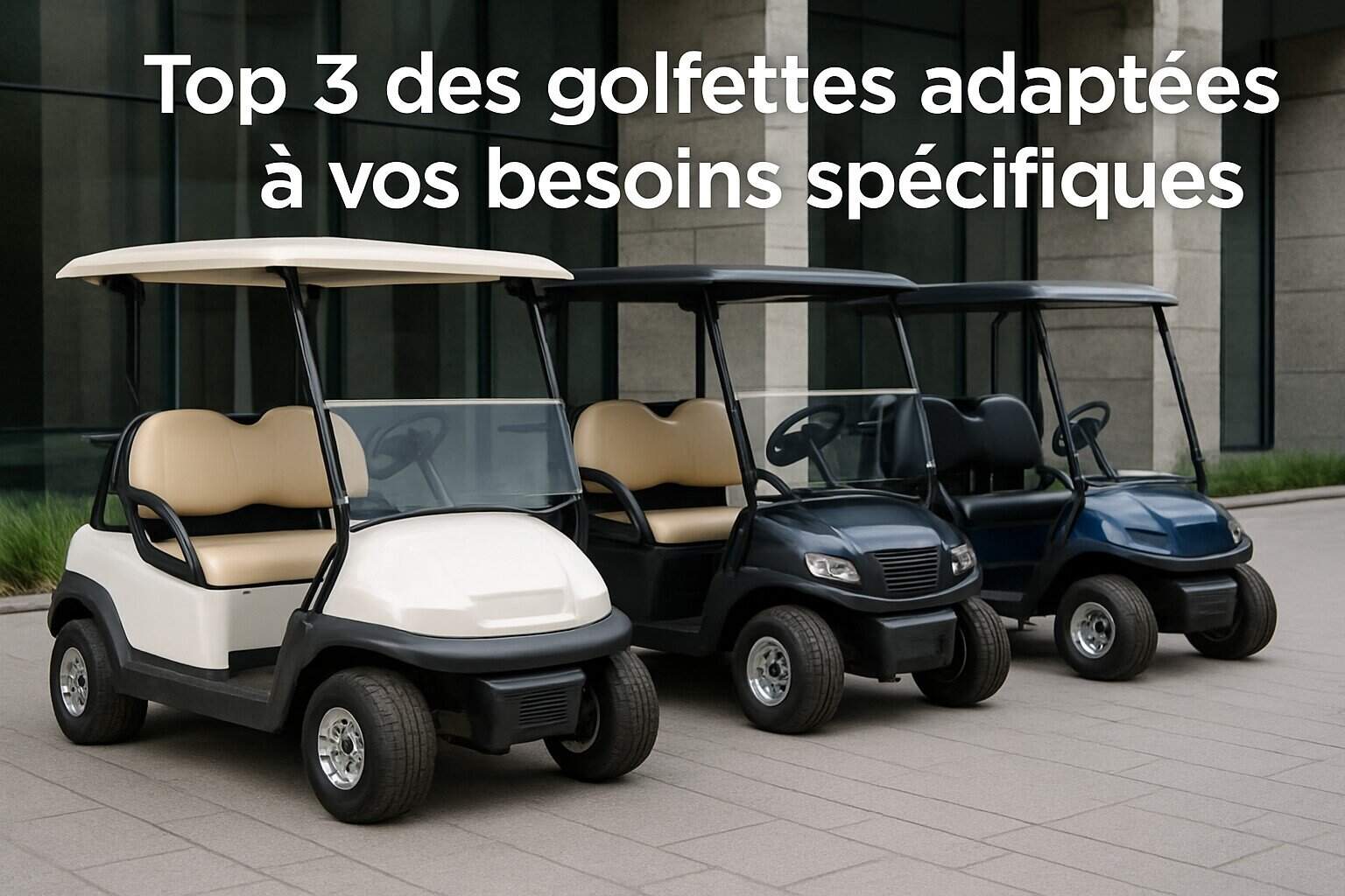 Top 3 des golfettes adaptées à vos besoins spécifiques 1 Image centrale illustrant l’article