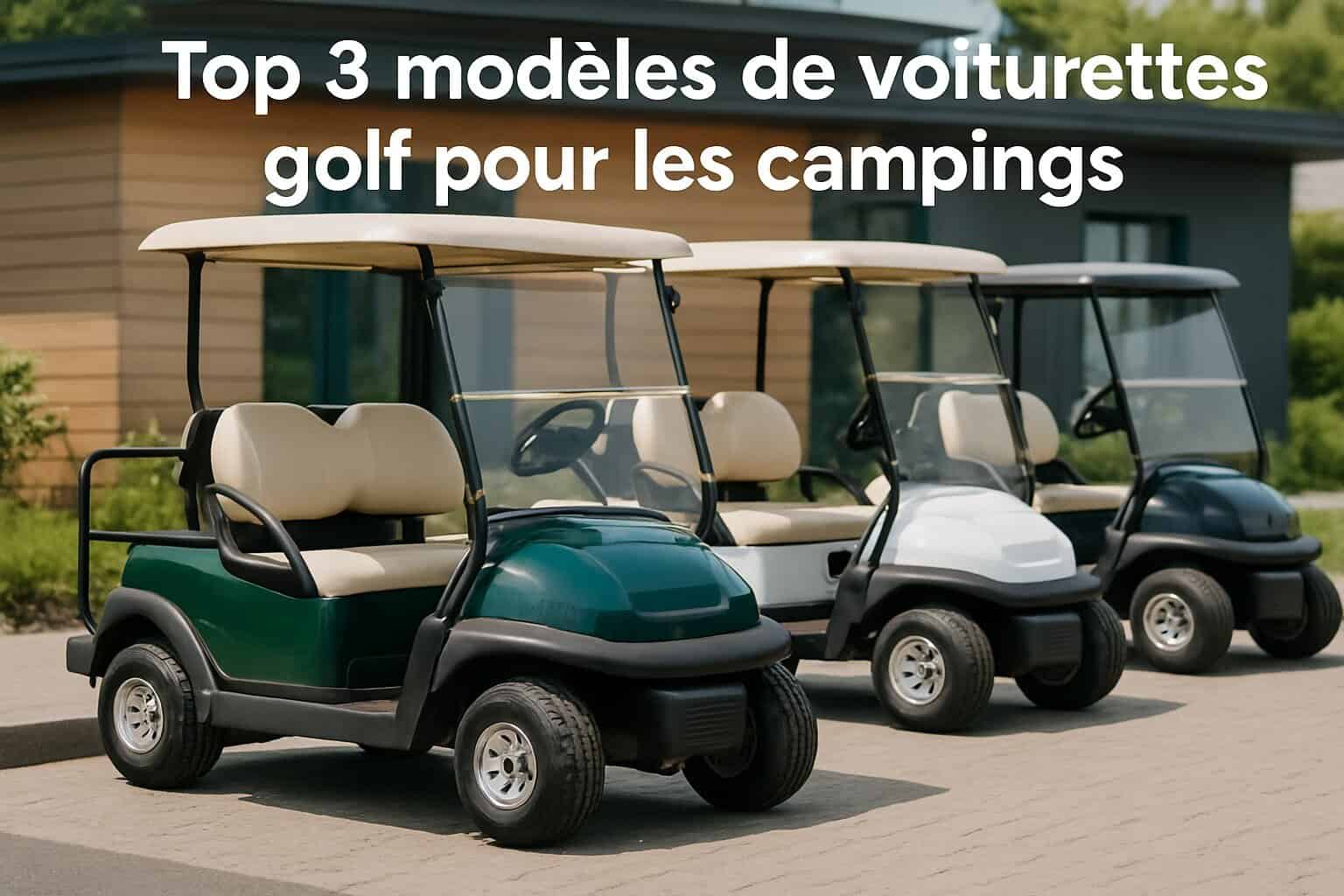 Top 3 modèles de voiturettes golf pour les campings 1 Image centrale illustrant l’article
