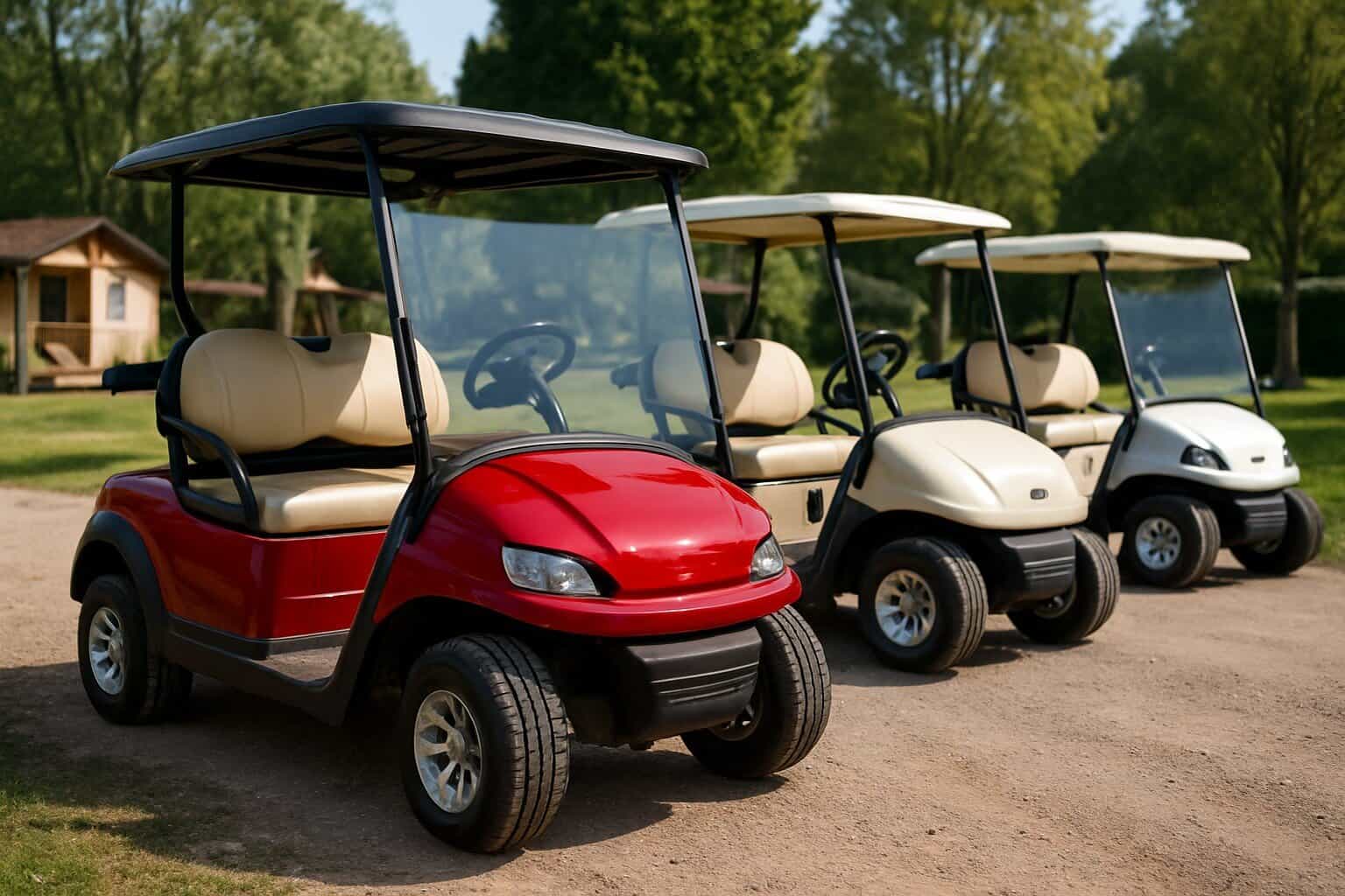 Le blog 2 Voiturettes de golf adaptées au camping
