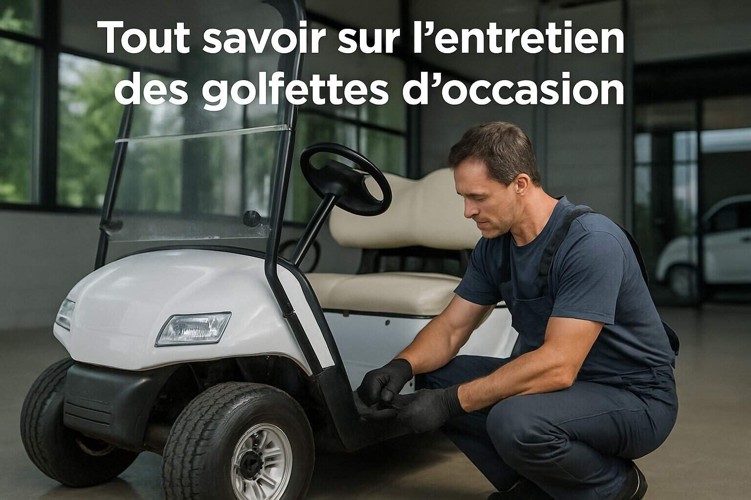 Tout savoir sur l'entretien des golfettes d'occasion 1 Image centrale illustrant l’article