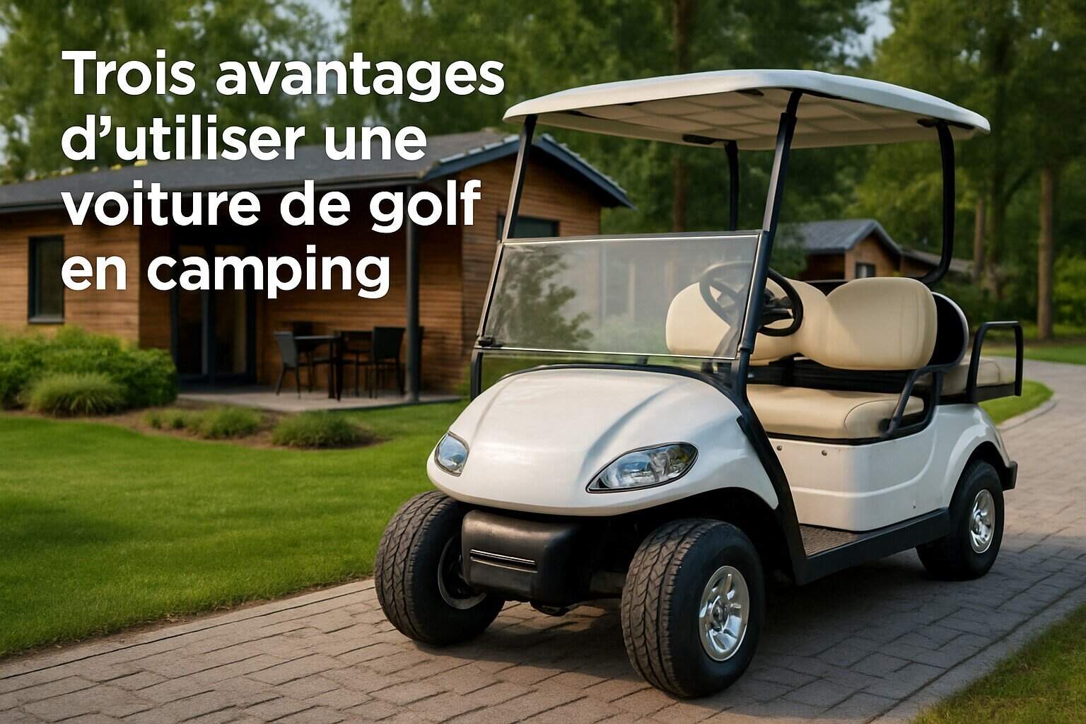 Trois avantages d'utiliser une voiture de golf en camping 1 Image centrale illustrant l’article