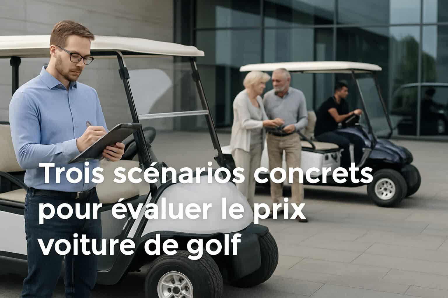 Trois scénarios concrets pour évaluer le prix voiture de golf 1 Image centrale illustrant l’article