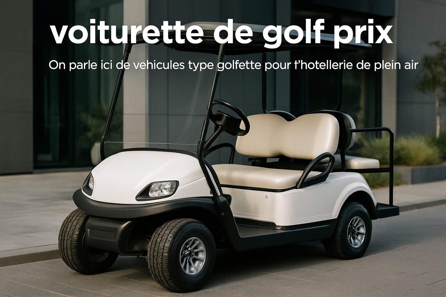 Voiturette de golf prix : tout savoir avant d’acheter 1 Image centrale illustrant l’article