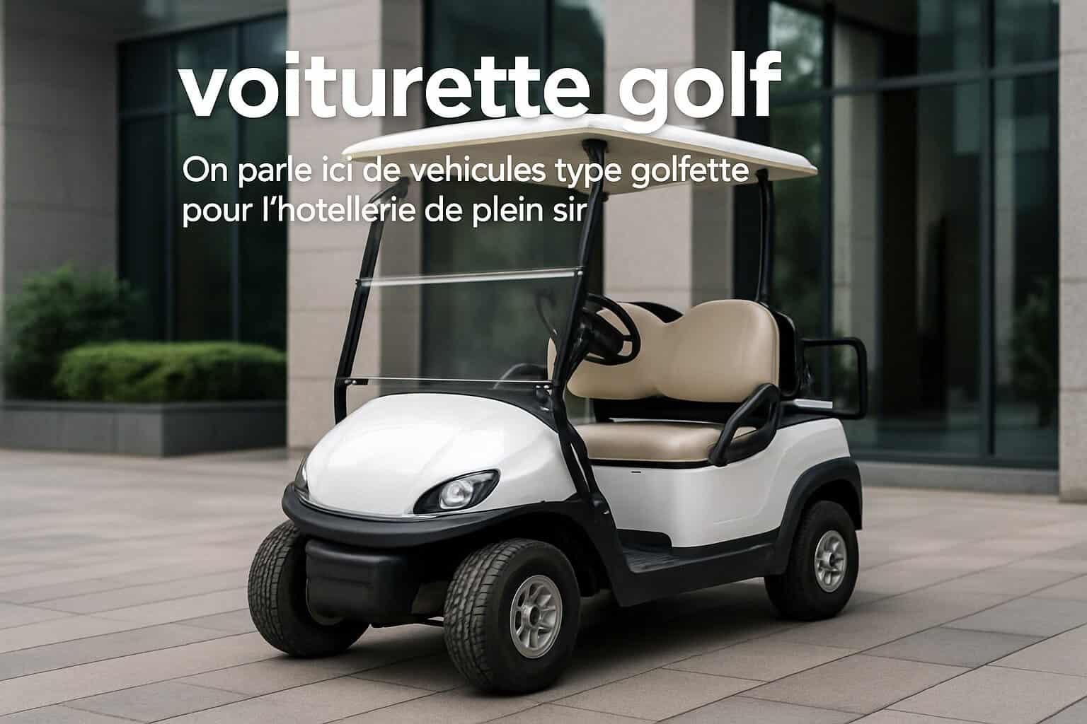 Voiturette golf : guide complet pour les professionnels du tourisme 1 Image centrale illustrant l’article
